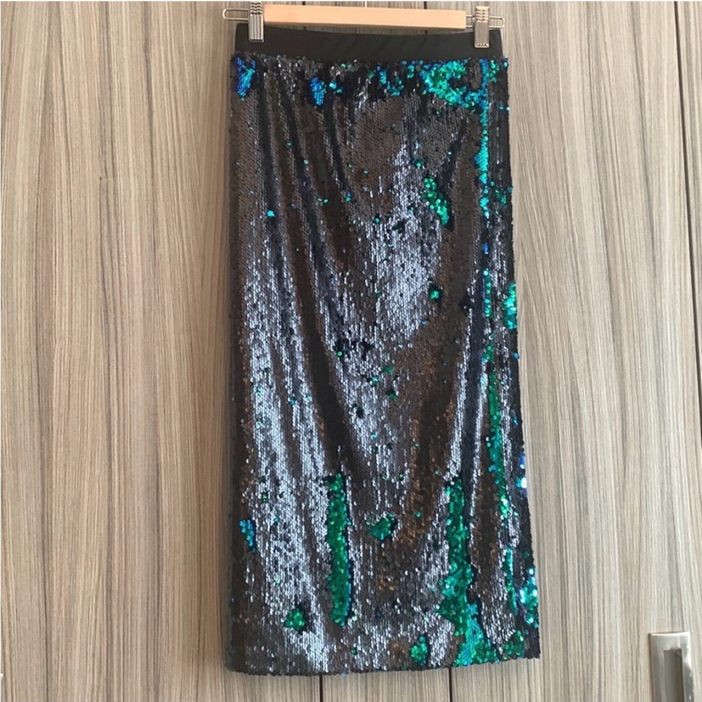 Le Superve Liza sequins skirt size xs - Picture 2 of 5
